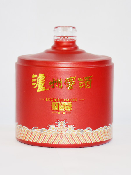 烤花玻璃酒瓶