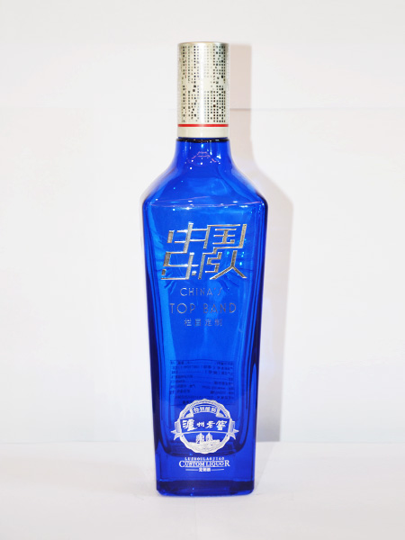 山东个性喷涂烤花玻璃酒瓶定制