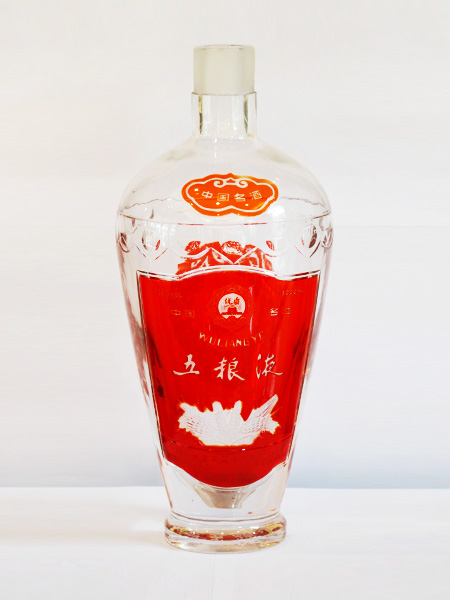自贡高档彩釉玻璃酒瓶厂家